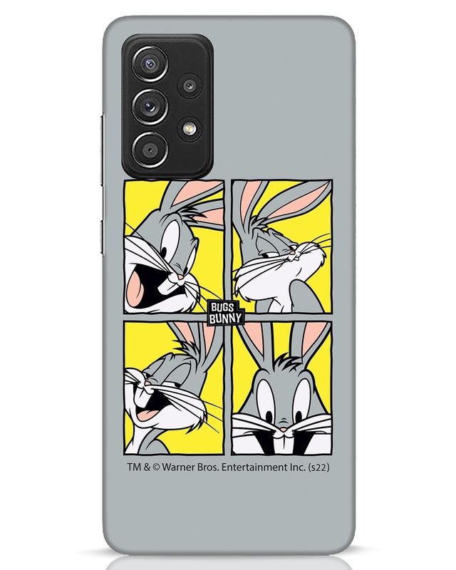 Shop Bunny Moods Designer Hard Cover for Samsung Galaxy A52-Front