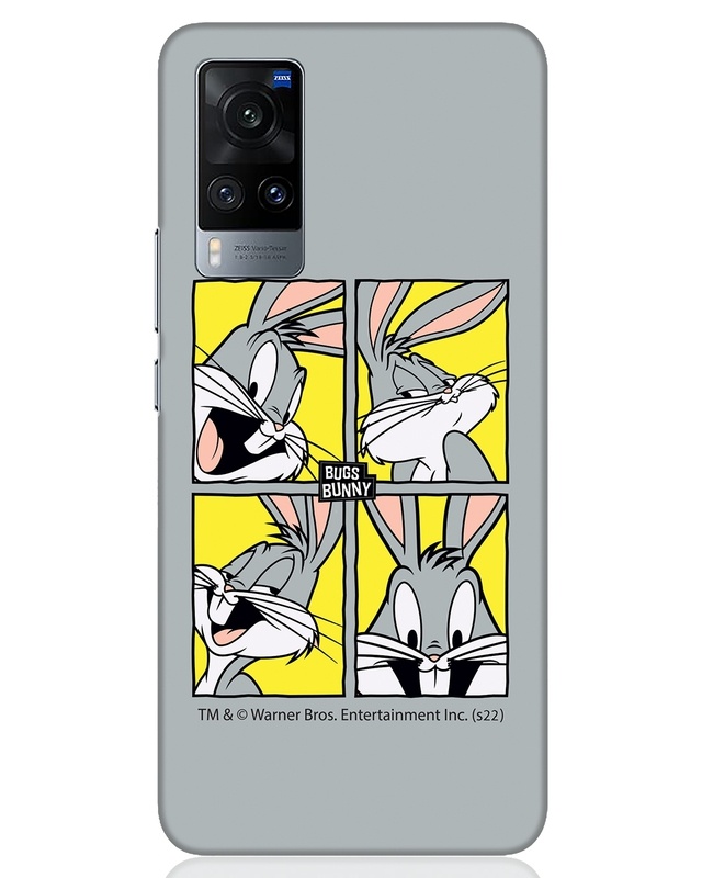 Shop Bunny Moods Designer Hard Cover for Vivo X60-Front