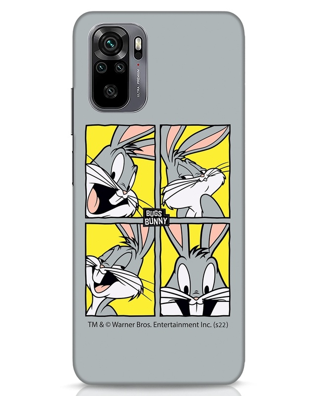 Shop Bunny Moods Designer Hard Cover for Xiaomi Redmi Note 10-Front