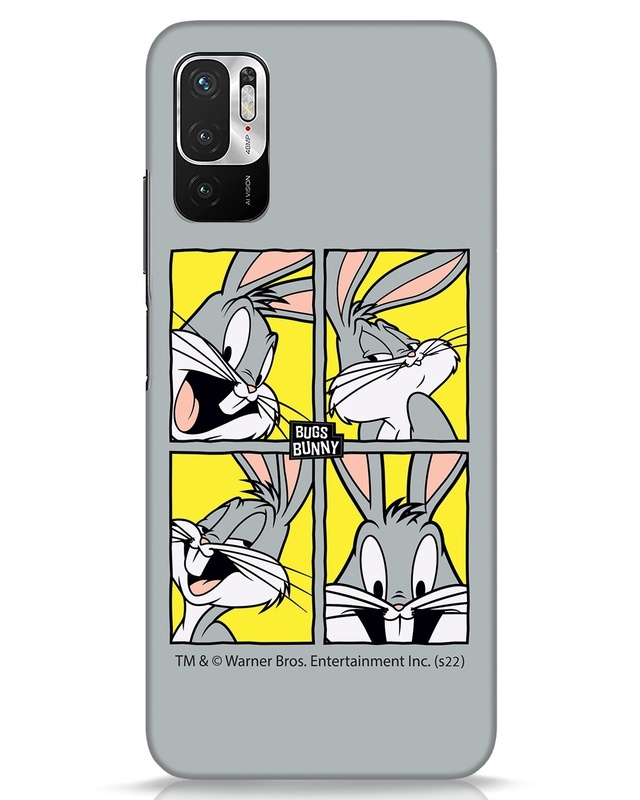 Shop Bunny Moods Designer Hard Cover for Xiaomi Redmi Note 10 T-Front