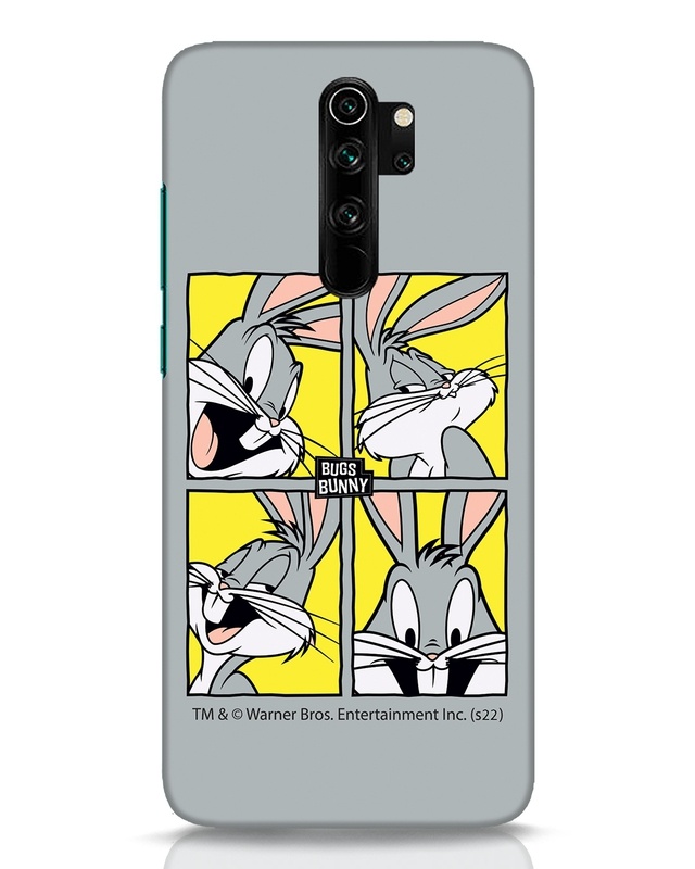 Shop Bunny Moods Designer Hard Cover for Xiaomi Redmi Note 8 Pro-Front