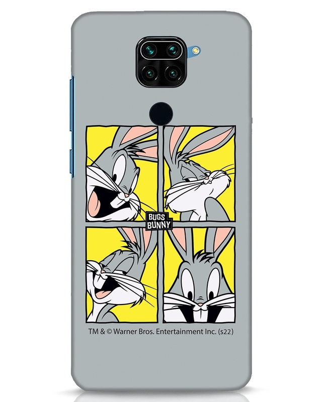 Shop Bunny Moods Designer Hard Cover for Xiaomi Redmi Note 9-Front