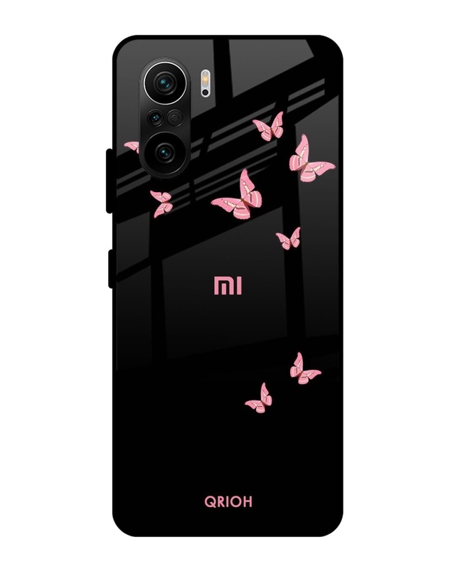Shop Butterfly Printed Premium Glass Cover For Mi 11X Pro (Impact Resistant, Matte Finish)-Front