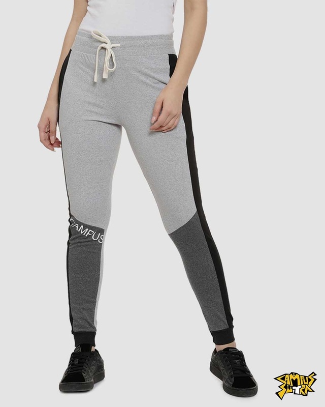 Shop Campus Sutra women's Stylish Printed Joggers-Front