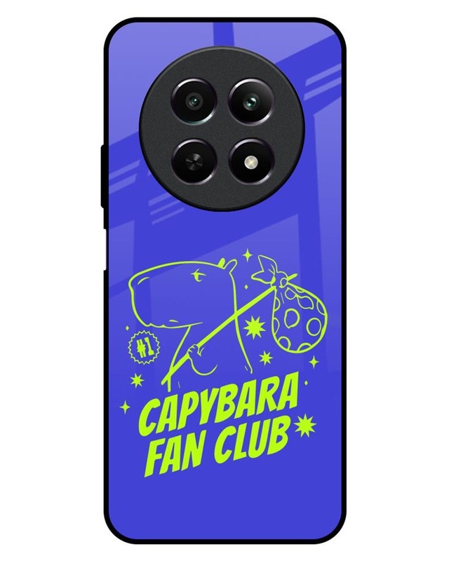 Capybara Fan Club Premium Glass Cover for Realme Narzo 70x 5G