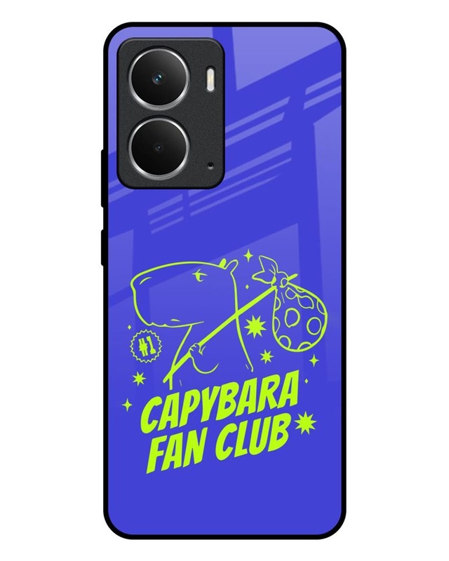 Capybara Fan Club Premium Glass Cover for Realme P3 5G
