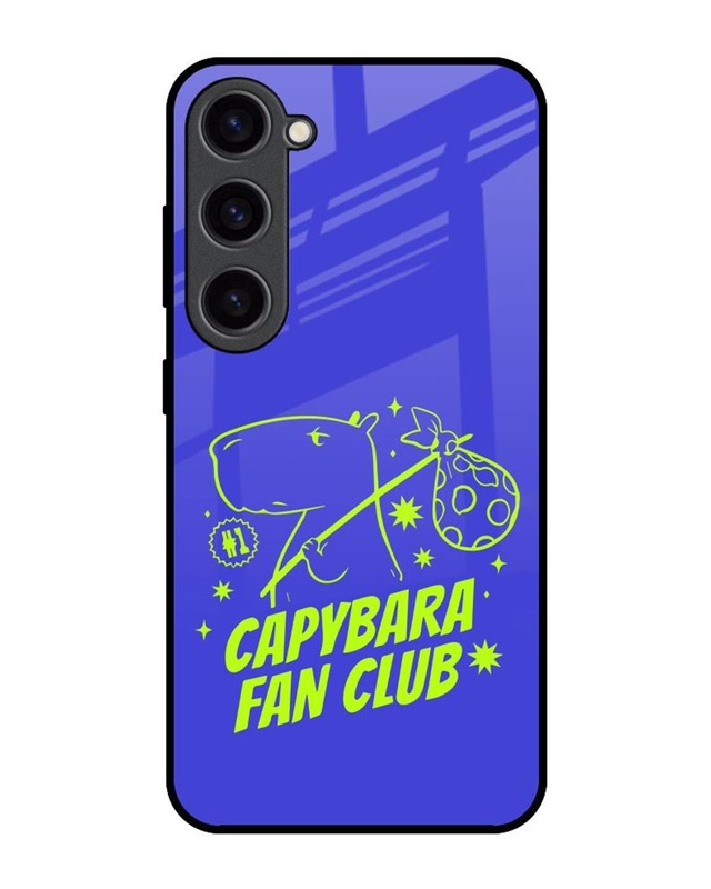 Capybara Fan Club Premium Glass Cover for Samsung Galaxy S23 5G