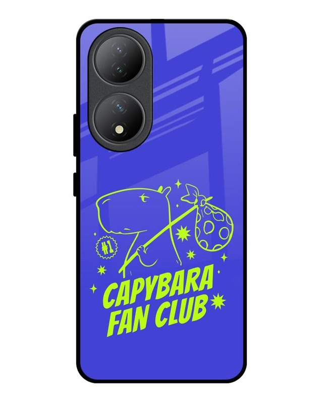 Capybara Fan Club Premium Glass Cover for Vivo Y100 5G