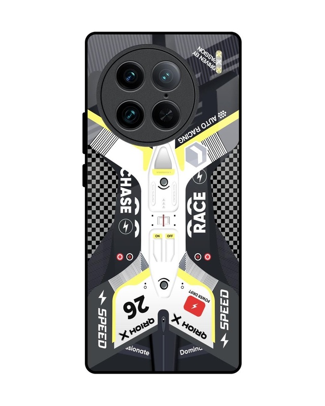 Car Enthusiast Premium Glass Cover for Vivo X90 Pro 5G(Shock Proof, Scratch Resistant)