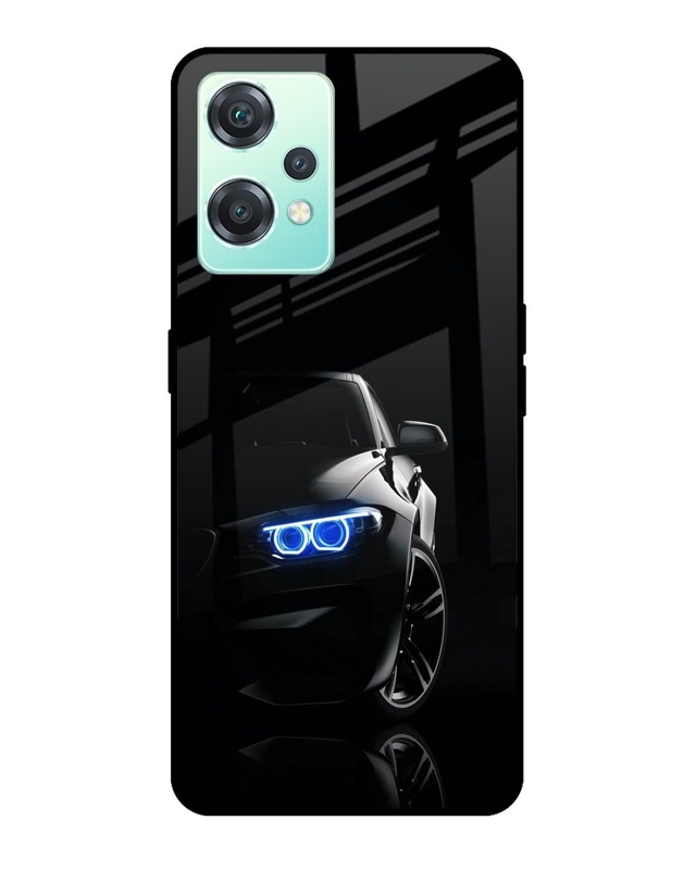 Shop Car In Dark Premium Glass Case for OnePlus Nord CE 2 Lite 5G (Shock Proof, Scratch Resistant)-Front