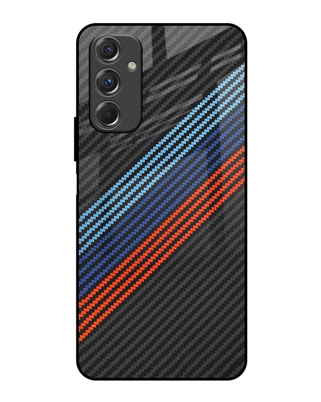 Carbon Inspired Premium Glass Cover for Samsung Galaxy F34 5G(Shock Proof, Scratch Resistant)