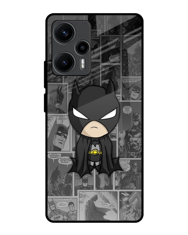 Shop Cartoon Character Premium Glass Case for Poco F5 5G (Shock Proof, Scratch Resistant)-Front