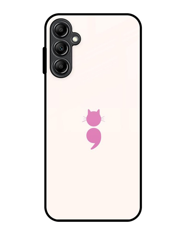 Cat Colon Premium Glass Cover for Samsung Galaxy A14 5G