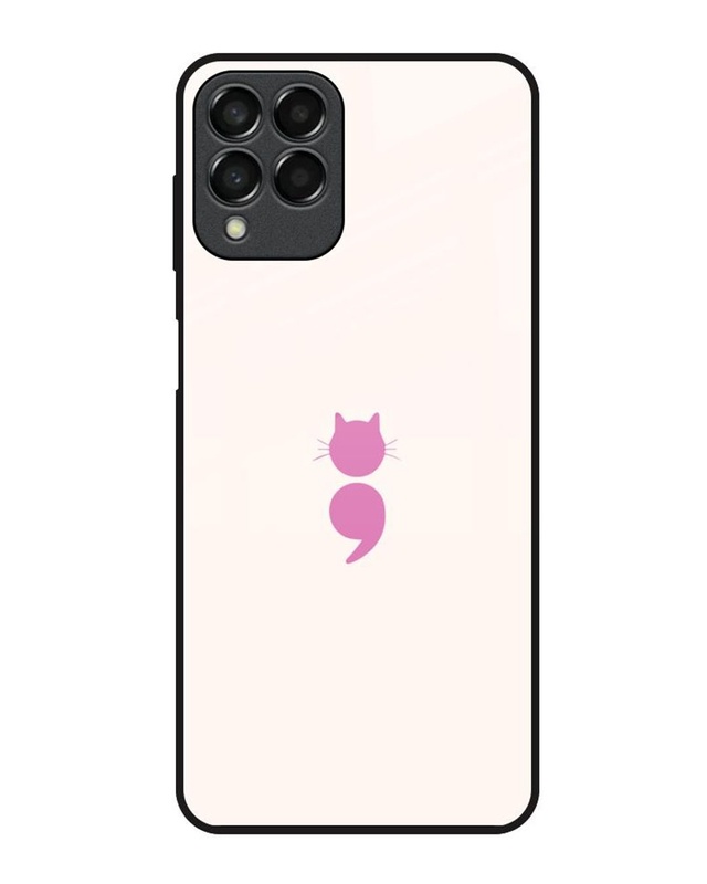 Cat Colon Premium Glass Cover for Samsung Galaxy M33 5G