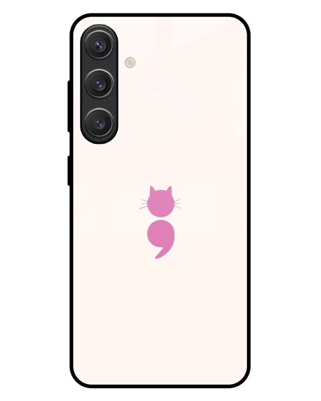 Cat Colon Premium Glass Cover for Samsung Galaxy S25 Plus 5G