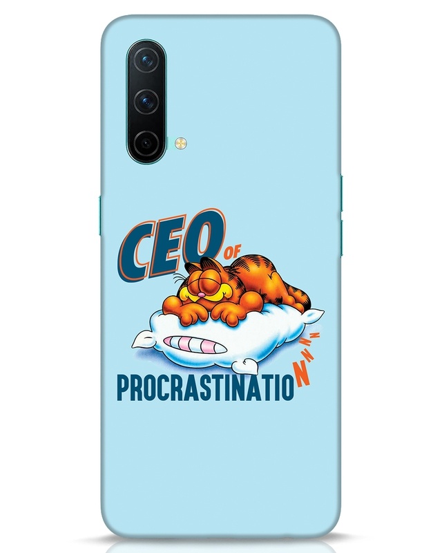 Shop CEO Of Procrastination Designer Hard Cover for OnePlus Nord CE-Front