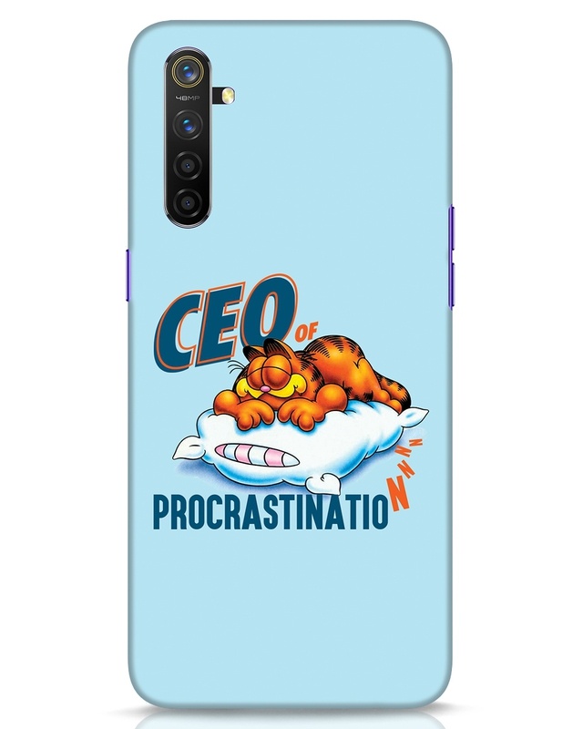 Shop CEO Of Procrastination Designer Hard Cover for Realme 6-Front