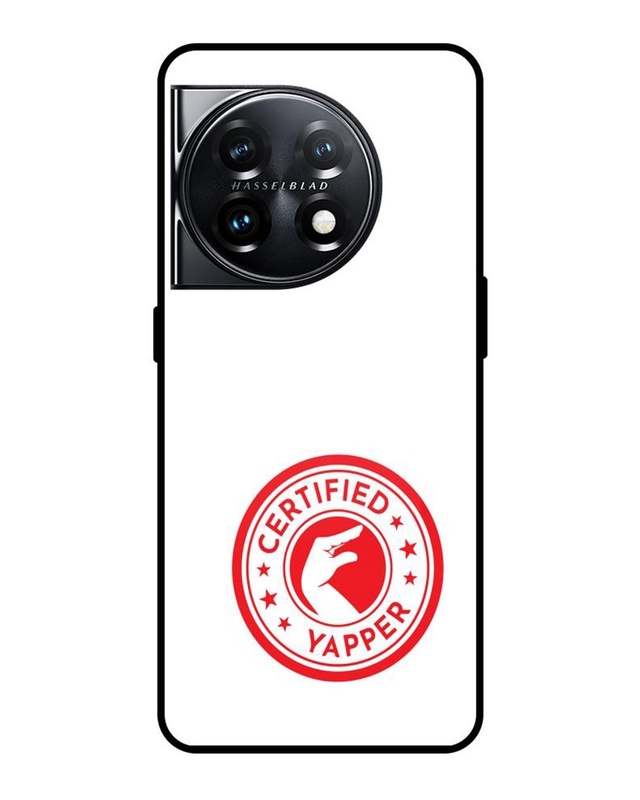 Certified Yapper Premium Glass Cover for OnePlus 11 5G