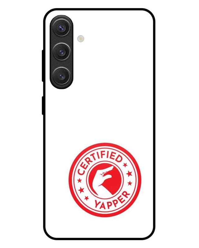 Certified Yapper Premium Glass Cover for Samsung Galaxy S25 Plus 5G