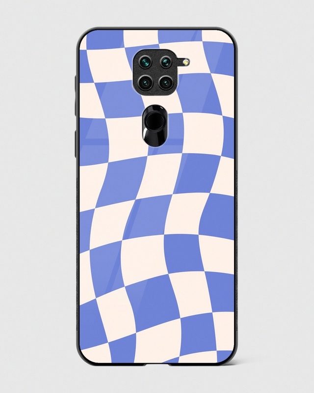 Checker Chic Premium Glass Case for Xiaomi Redmi Note 9