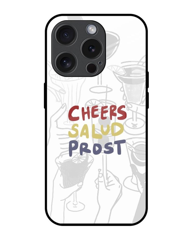 Cheers Salud Prost Premium Glass Cover for Apple iPhone 15 Pro