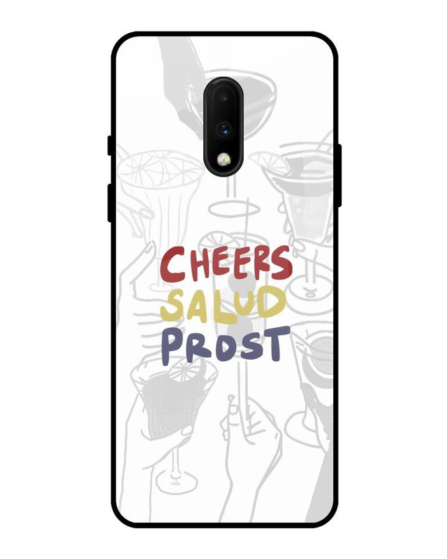 Cheers Salud Prost Premium Glass Cover for OnePlus 7