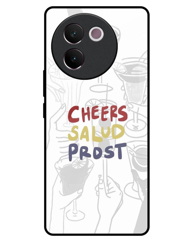 Cheers Salud Prost Premium Glass Cover for Vivo V30e