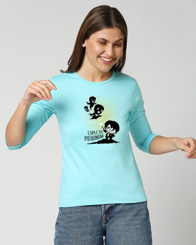 Shop Chibi Harry (HPL) Womens 3-4 Sleeve T-shirt-Front
