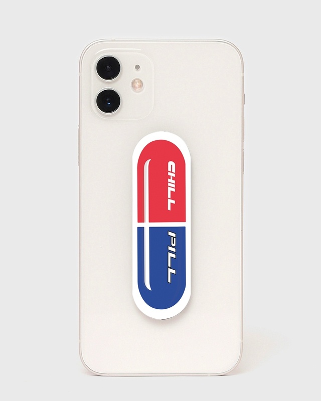 Shop Chill Pill Printed Grippy Holder-Front