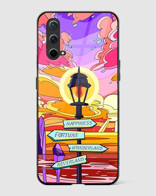 Shop Choose Your Own Path Premium Glass Case for OnePlus Nord CE 5G-Front