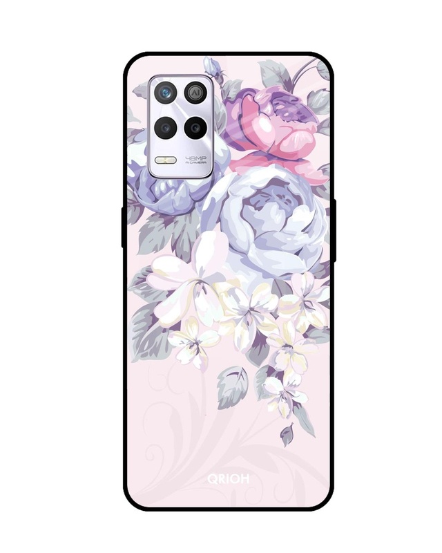 Shop Cloudburst Printed Premium Glass Cover for Realme 9 5G (Shockproof, Light Weight)-Front
