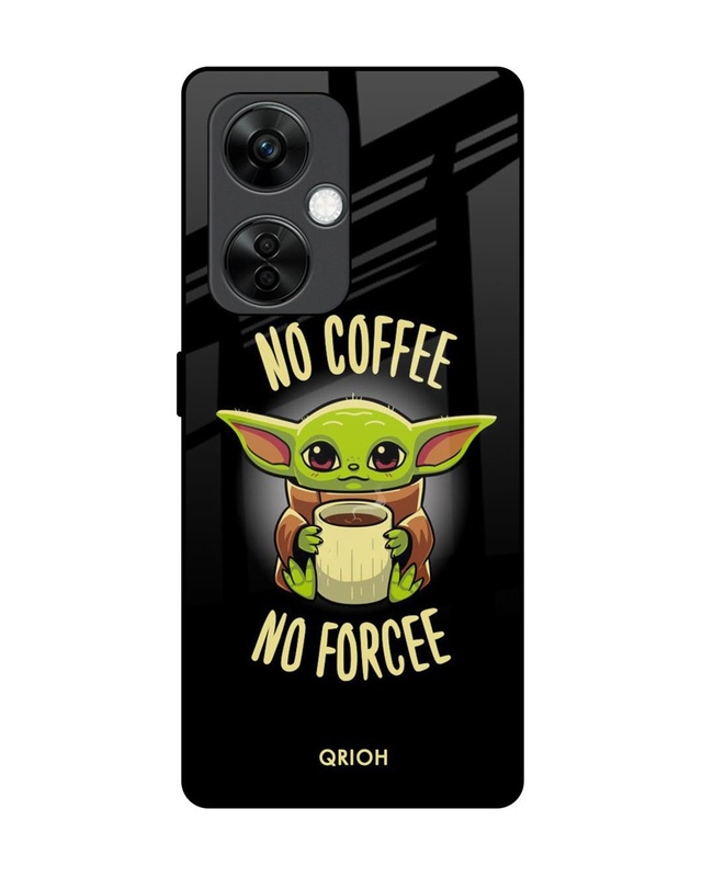 Shop Coffee Force Premium Glass Case for OnePlus Nord CE 3 5G (Shock Proof, Scratch Resistant)-Front