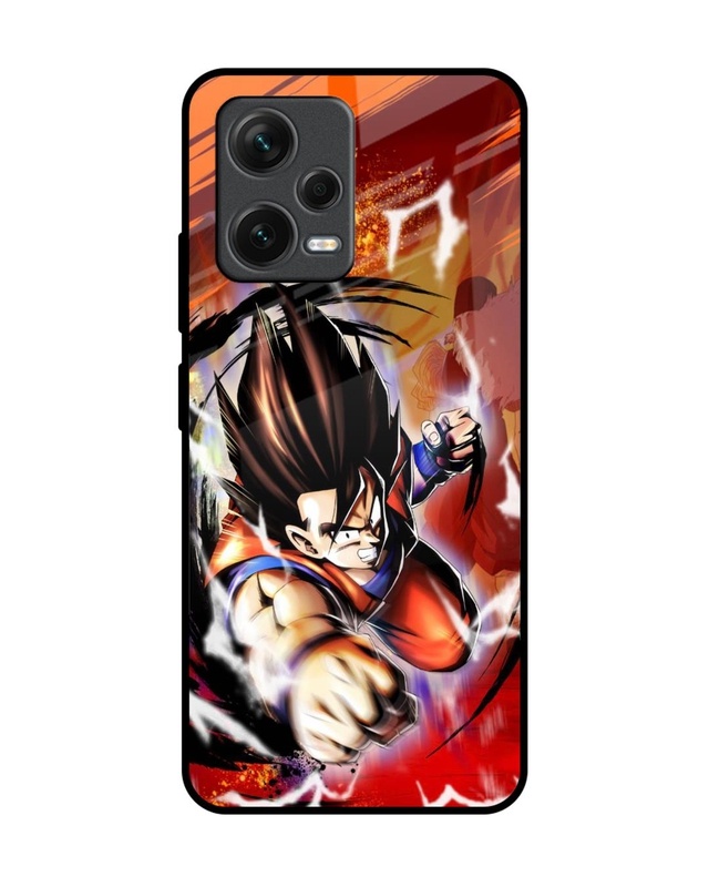 Shop Comic Anime Premium Glass Case for Redmi Note 12 5G (Shock Proof, Scratch Resistant)-Front