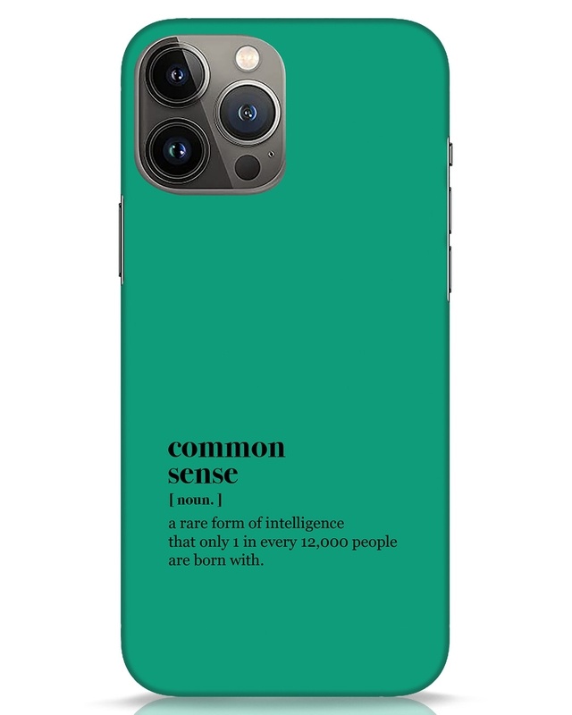 Shop Common Sense Designer Hard Cover for iPhone 13 Pro Max-Front