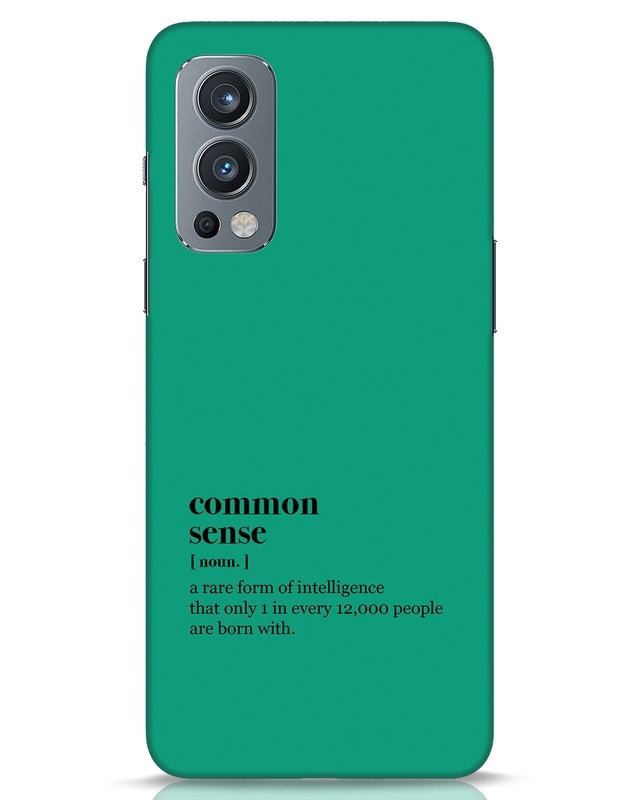 Shop Common Sense Designer Hard Cover for OnePlus Nord 2-Front