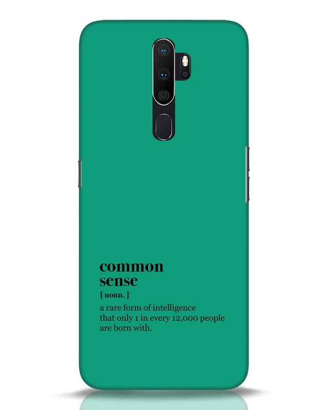 Shop Common Sense Designer Hard Cover for Oppo A5 2020-Front