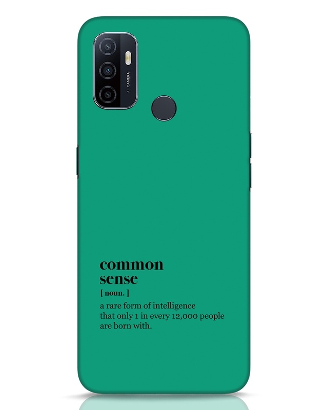 Shop Common Sense Designer Hard Cover for Oppo A53-Front