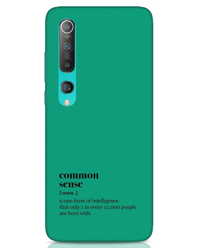 Shop Common Sense Designer Hard Cover for Xiaomi Mi 10-Front