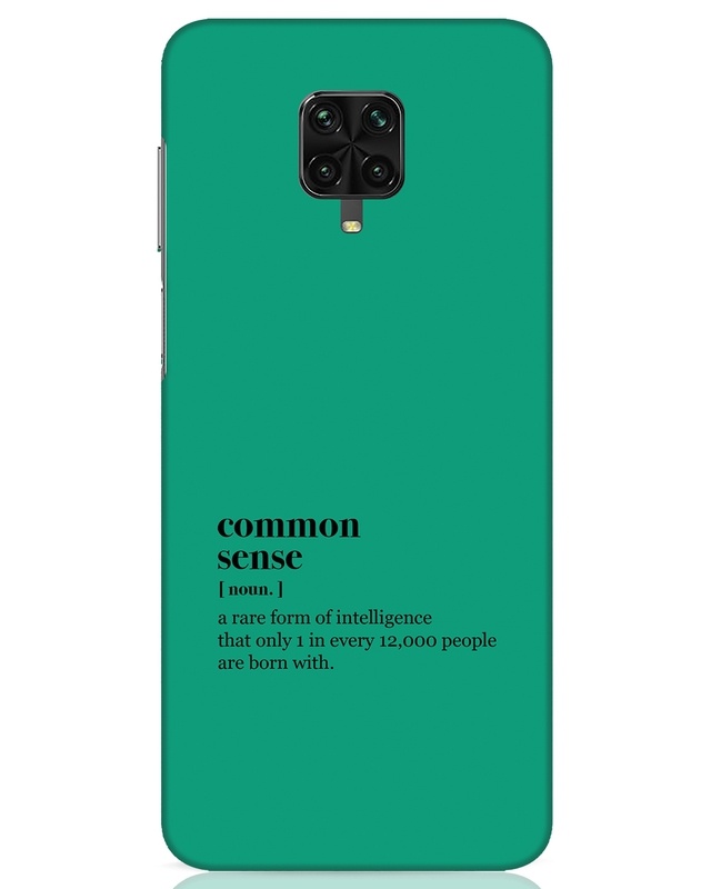 Shop Common Sense Designer Hard Cover for Xiaomi Poco M2 pro-Front