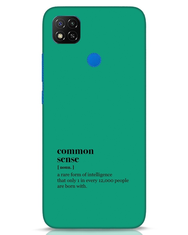 Shop Common Sense Designer Hard Cover for Xiaomi Redmi 9-Front