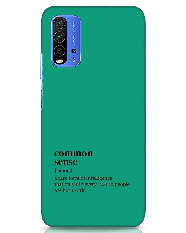 Shop Common Sense Designer Hard Cover for Xiaomi Redmi 9 Power-Front