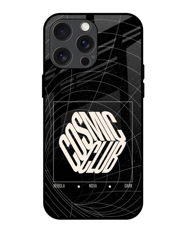 Shop Cosmic Club Premium Glass Cover for Apple iPhone 15 Pro Max-Front