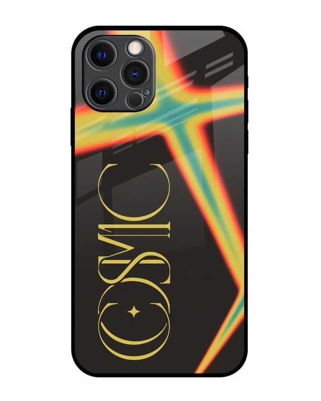 Shop Cosmic Premium Glass Cover for Apple iPhone 12 Pro Max-Front