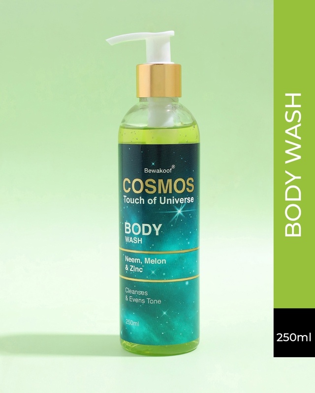 Shop COSMOS Body Wash by Bewakoof With Neem Melon & Zinc 250ml-Front