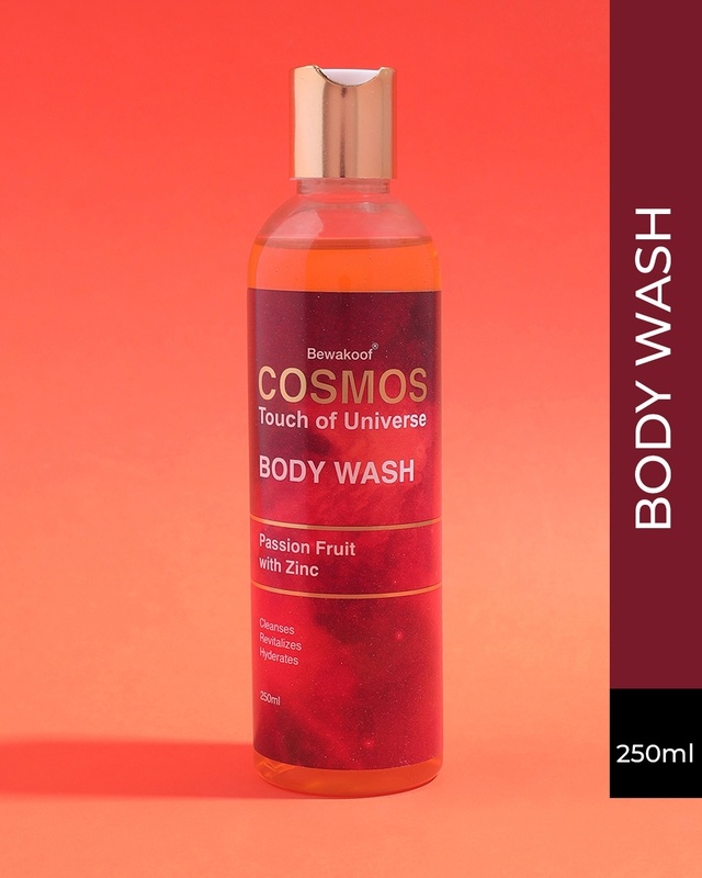 Shop COSMOS Body Wash By Bewakoof With Passion Fruit & Zinc 250ml-Front