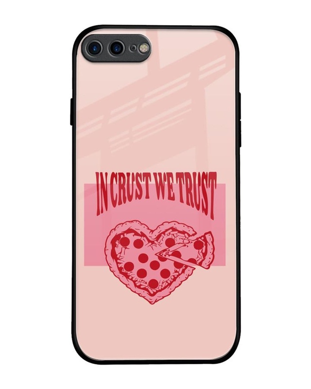 Crust We Trust Premium Glass Cover for Apple iPhone 8 Plus