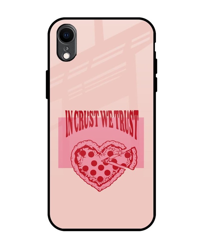 Crust We Trust Premium Glass Cover for Apple iPhone XR
