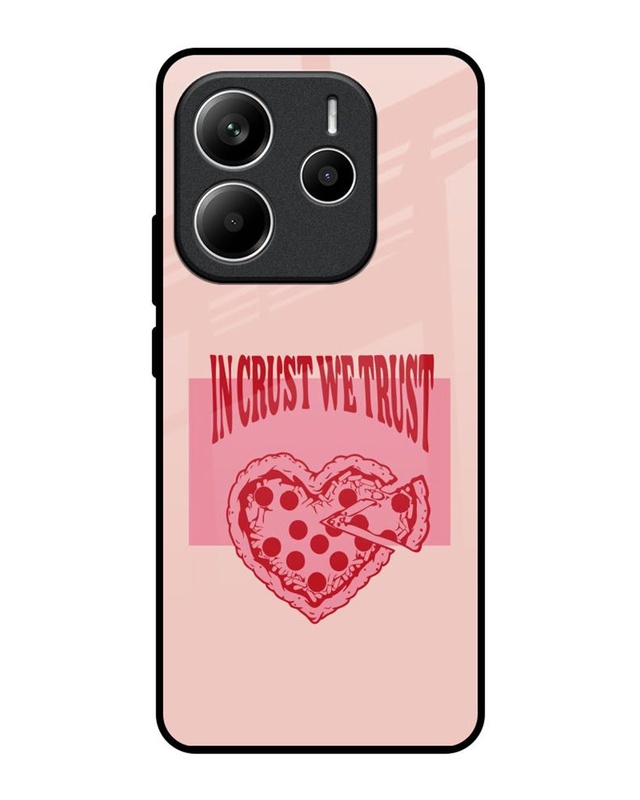 Crust We Trust Premium Glass Cover for Redmi Note 14 5G