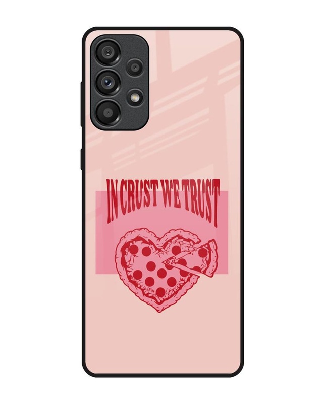 Crust We Trust Premium Glass Cover for Samsung Galaxy A33 5G
