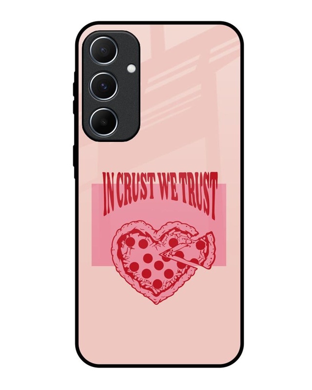 Crust We Trust Premium Glass Cover for Samsung Galaxy A55 5G